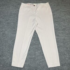 Ted Baker Miraat Textured Tailored Zip Women's Pants Pink Size S‎ 27" Inseam
